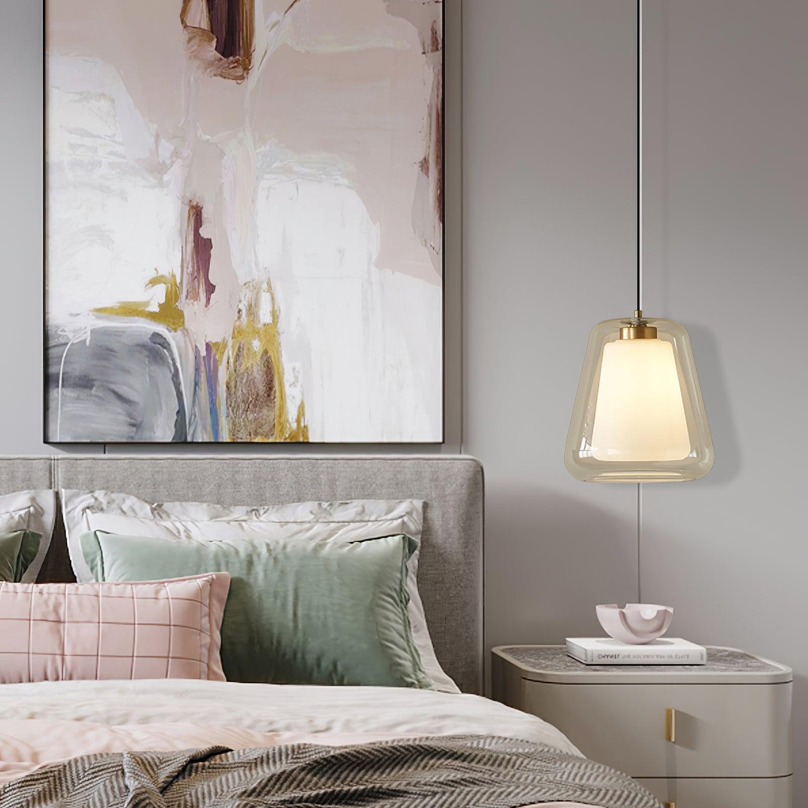 Pendant Light Glass Gold - XENITH | Luxury Lighting