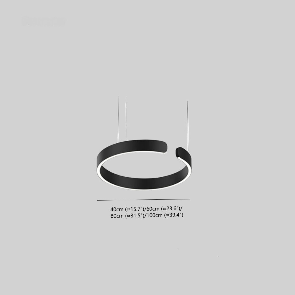 Pendant Light LED Black - VELOXA | Modern Elegance