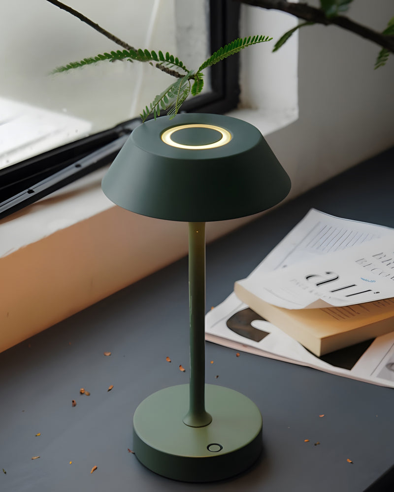 RUVA designer table lamp displayed on a designer desk in a Sydney home — DecoHarmonie