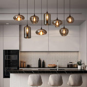 Pendant Light Smoked Glass Black - NOVUSX | Luxurious Aura