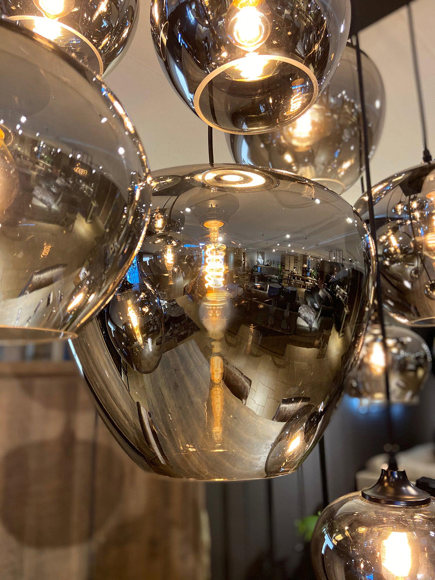 Pendant Light Smoked Glass Black - NOVUSX | Luxurious Aura