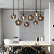 Pendant Light Smoked Glass Black - NOVUSX | Luxurious Aura