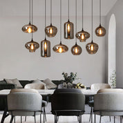 Pendant Light Smoked Glass Black - NOVUSX | Luxurious Aura