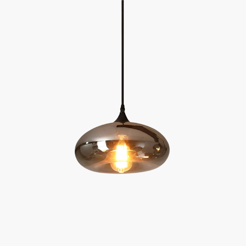 Pendant Light Smoked Glass Black - NOVUSX | Luxurious Aura