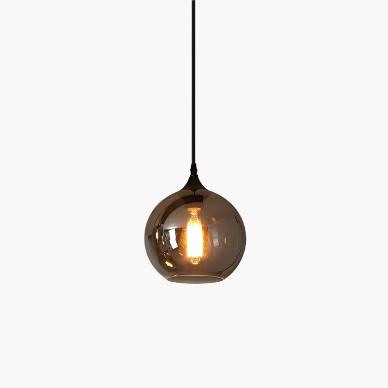 Pendant Light Smoked Glass Black - NOVUSX | Luxurious Aura