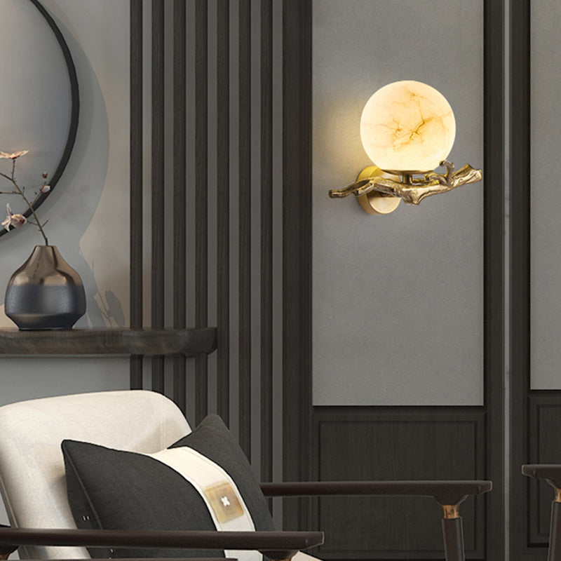 Wall Light Marble Copper - DUALIS | Serenity