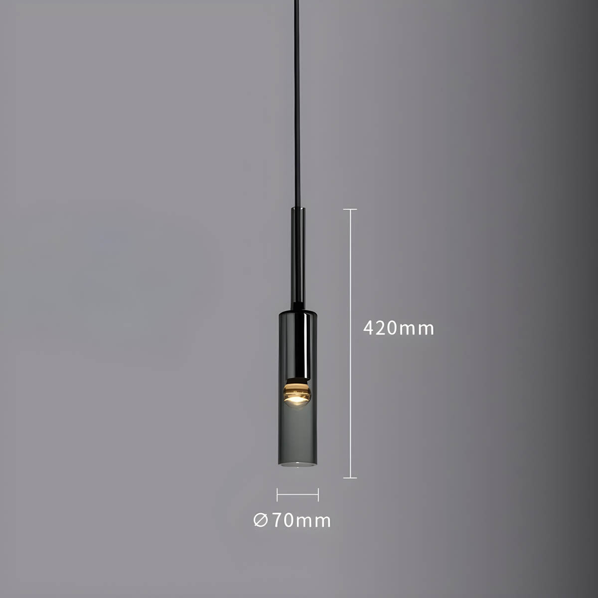 Pendant Light LED Glass - VULCAN | Nordic Elegance