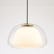 Pendant Light Milk Glass - TURBAN | Elegant Lighting