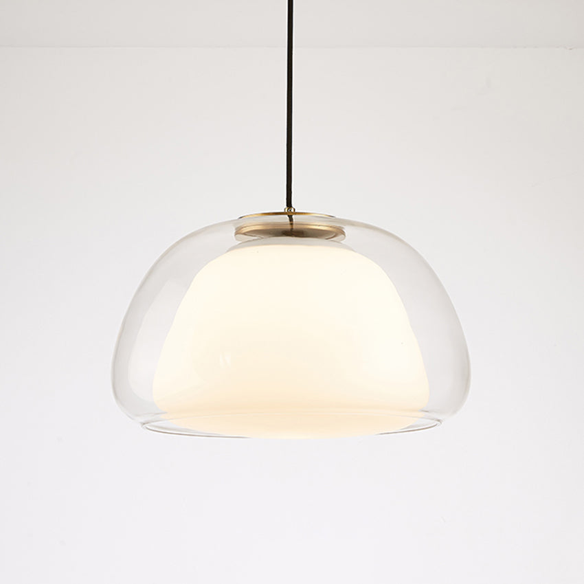 Pendant Light Milk Glass - TURBAN | Elegant Lighting