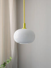 Pendant Light Yellow Glass - WEZENX | Charming Elegance