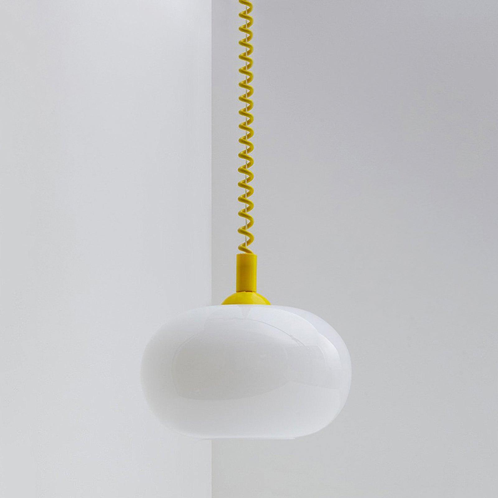 Pendant Light Yellow Glass - WEZENX | Charming Elegance