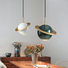 Valentina Modern Sphere Marble Pendant Light Bedroom Dining Room