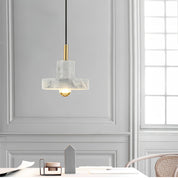 Pendant Light Marble Gold - VYKRON | Timeless Elegance