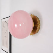 Wall Light Rose Glass EPIXAL - Marshmallow Sconces | Elegant