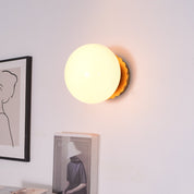 Wall Light Rose Glass EPIXAL - Marshmallow Sconces | Elegant