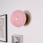 Wall Light Rose Glass EPIXAL - Marshmallow Sconces | Elegant