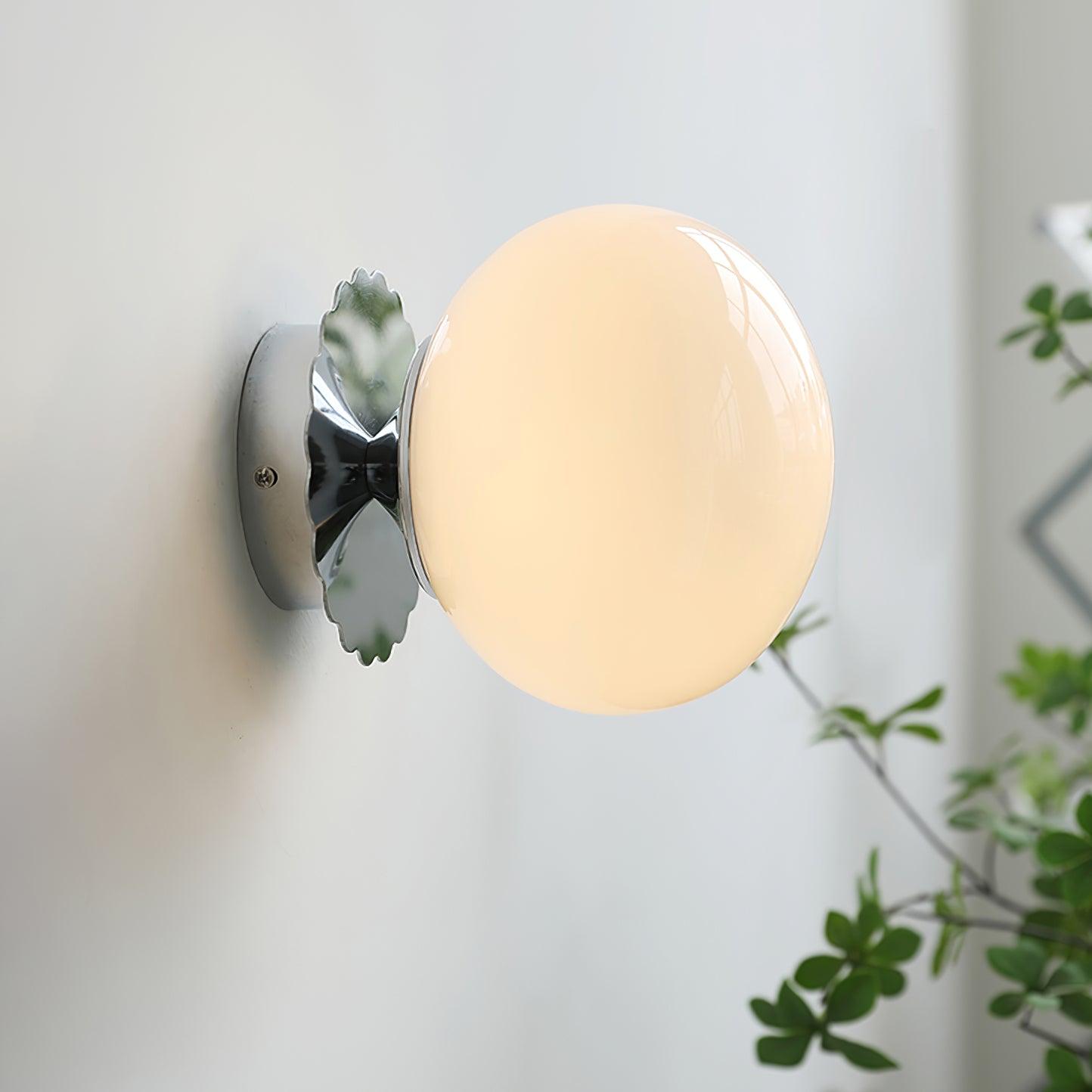 Wall Light Rose Glass EPIXAL - Marshmallow Sconces | Elegant