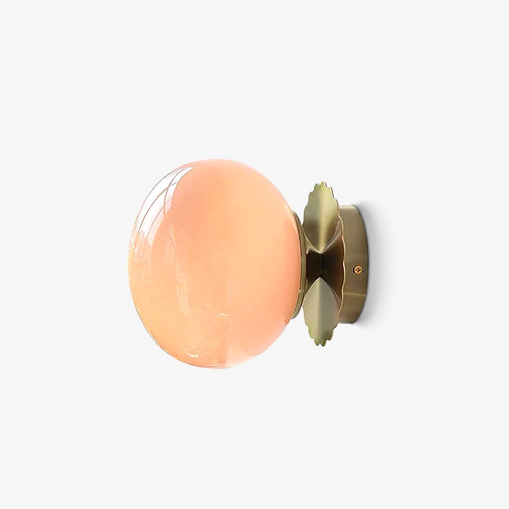 Wall Light Rose Glass EPIXAL - Marshmallow Sconces | Elegant