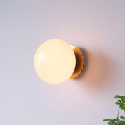 Wall Light Rose Glass EPIXAL - Marshmallow Sconces | Elegant