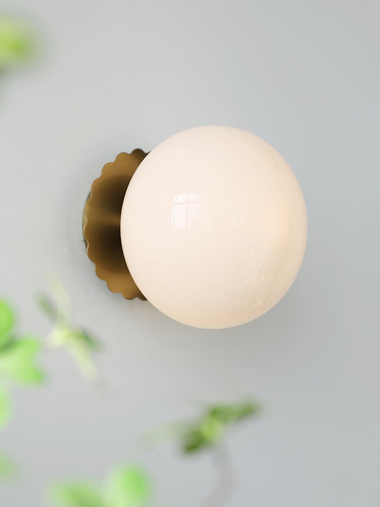 Wall Light Rose Glass EPIXAL - Marshmallow Sconces | Elegant