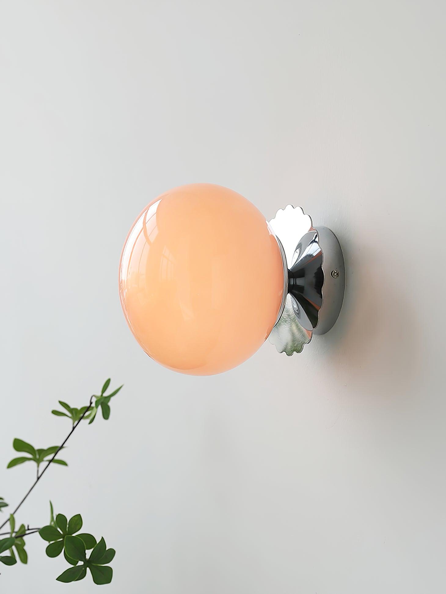 Wall Light Rose Glass EPIXAL - Marshmallow Sconces | Elegant