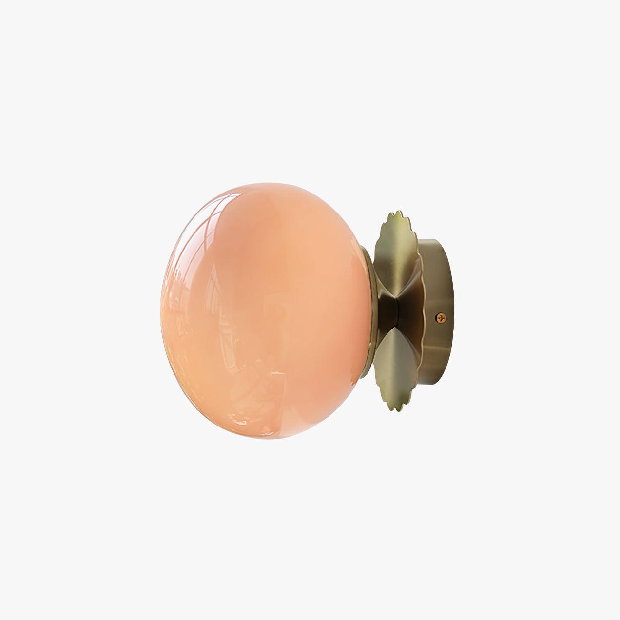 Wall Light Rose Glass EPIXAL - Marshmallow Sconces | Elegant