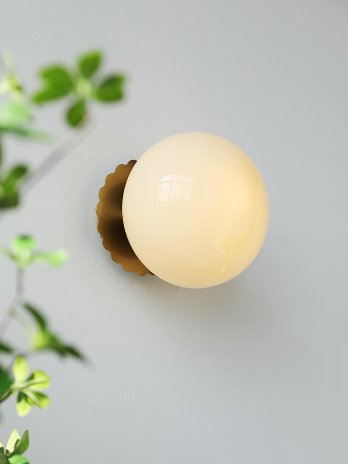Wall Light Rose Glass EPIXAL - Marshmallow Sconces | Elegant