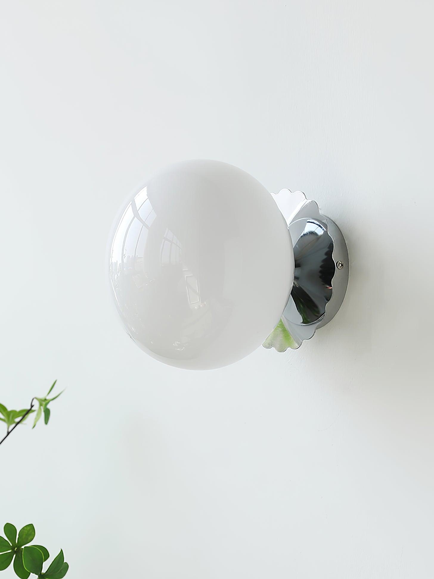 Wall Light Rose Glass EPIXAL - Marshmallow Sconces | Elegant