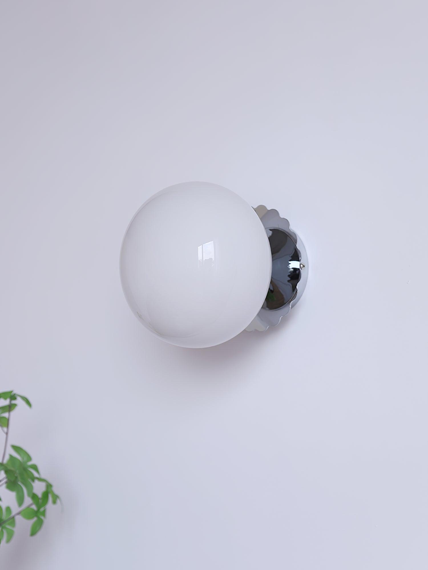 Wall Light Rose Glass EPIXAL - Marshmallow Sconces | Elegant