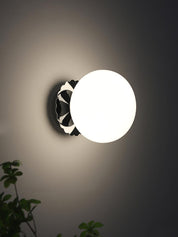 Wall Light Rose Glass EPIXAL - Marshmallow Sconces | Elegant