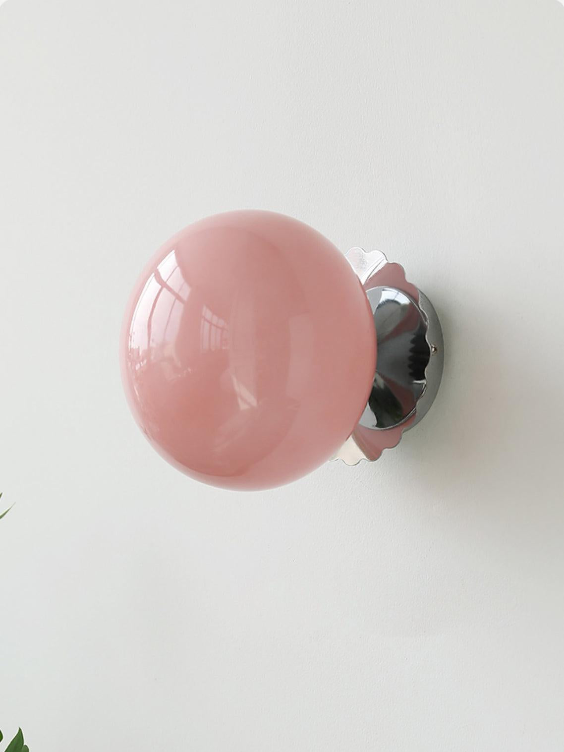 Wall Light Rose Glass EPIXAL - Marshmallow Sconces | Elegant