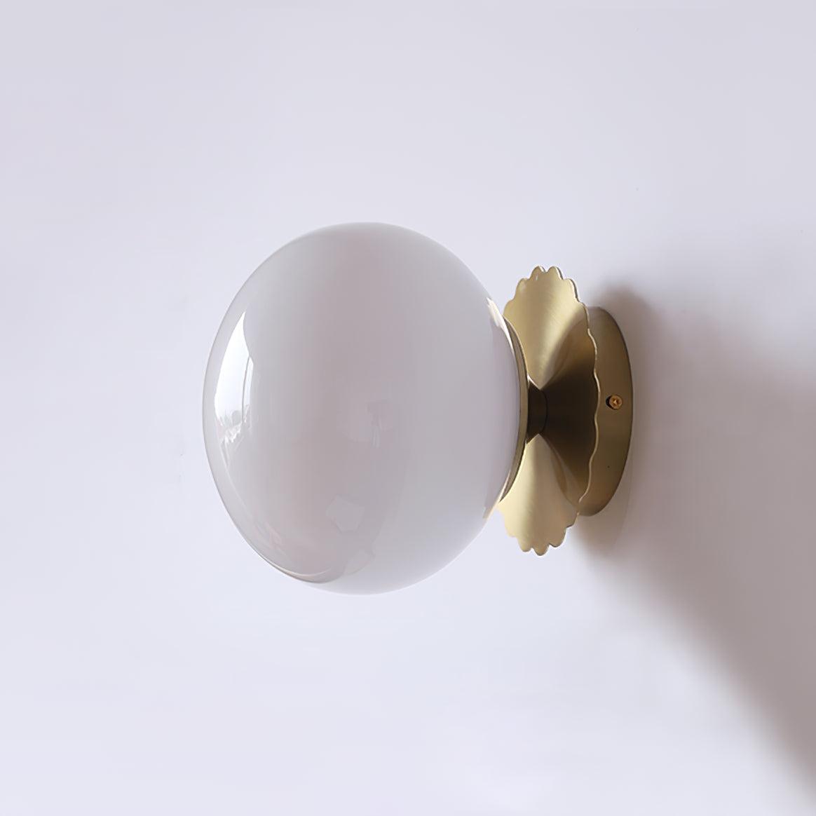 Wall Light Rose Glass EPIXAL - Marshmallow Sconces | Elegant