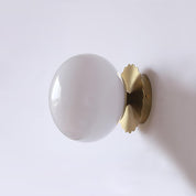 Wall Light Rose Glass EPIXAL - Marshmallow Sconces | Elegant