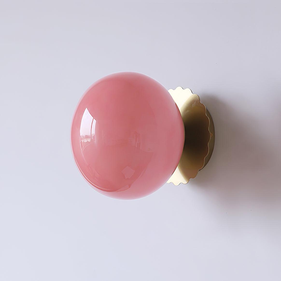 Wall Light Rose Glass EPIXAL - Marshmallow Sconces | Elegant