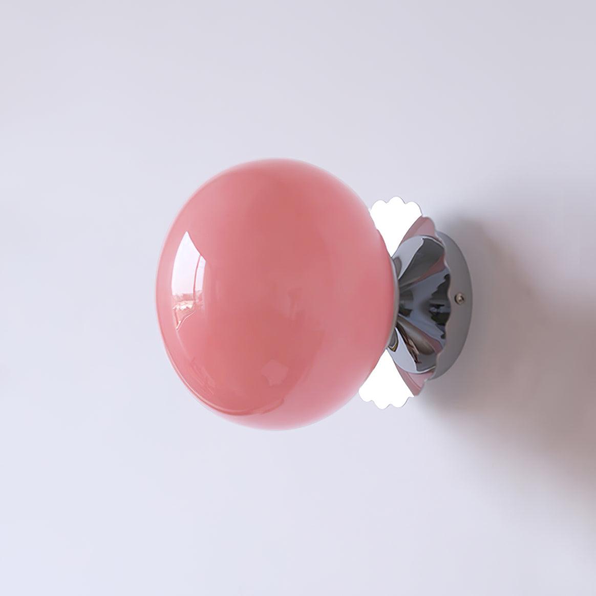 Wall Light Rose Glass EPIXAL - Marshmallow Sconces | Elegant