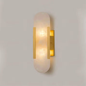 Wall Light Alabaster Brass - EMPYRN | Elegant Lighting