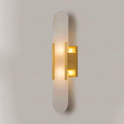 Wall Light Alabaster Brass - EMPYRN | Elegant Lighting