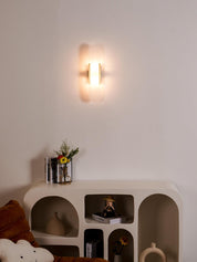 Wall Light Alabaster Brass - EMPYRN | Elegant Lighting