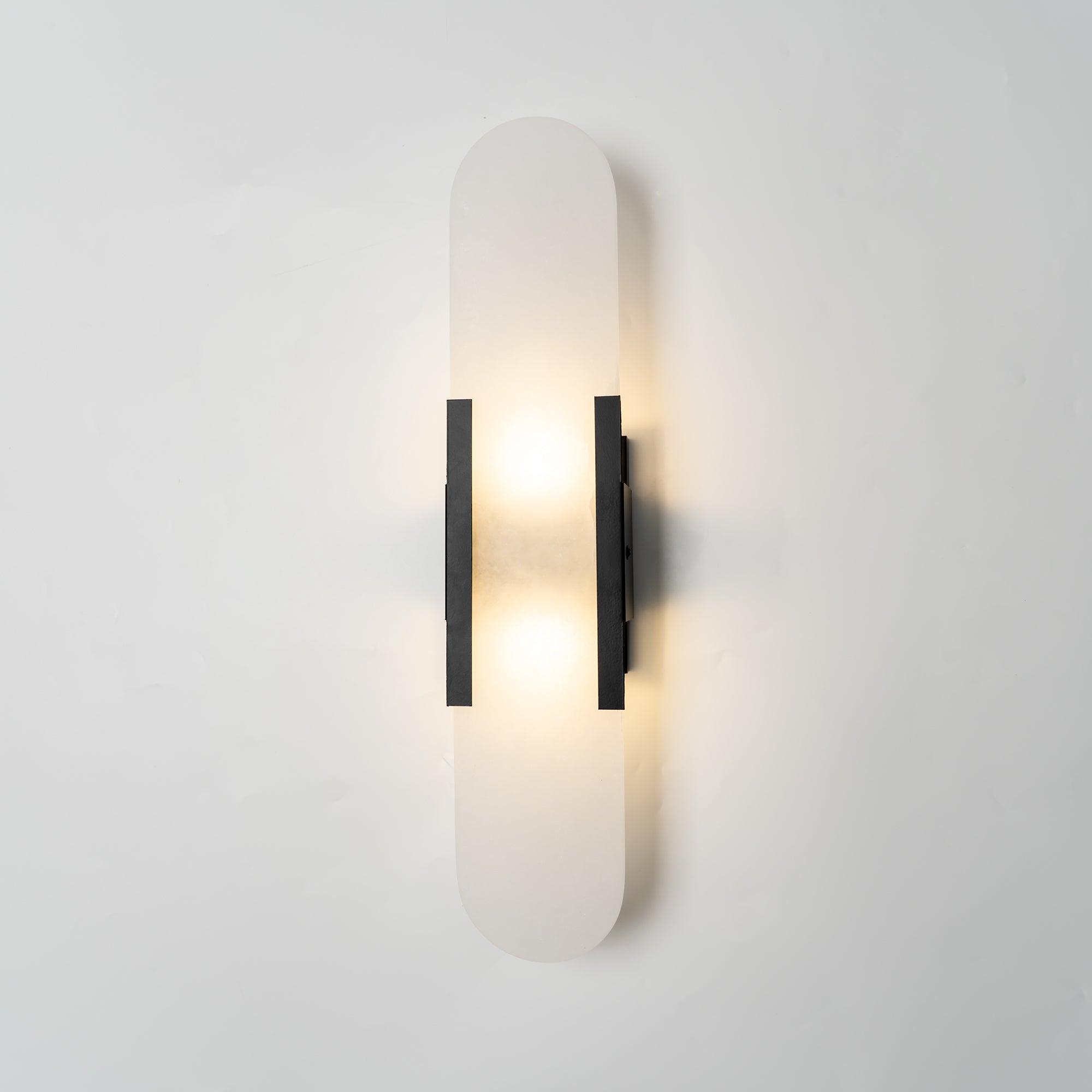 Wall Light Alabaster Brass - EMPYRN | Elegant Lighting