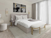 Wall Light Alabaster Brass - EMPYRN | Elegant Lighting