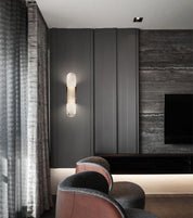 Wall Light Alabaster Brass - EMPYRN | Elegant Lighting