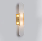 Wall Light Alabaster Brass - EMPYRN | Elegant Lighting