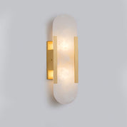 Wall Light Alabaster Brass - EMPYRN | Elegant Lighting