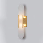 Wall Light Alabaster Brass - EMPYRN | Elegant Lighting