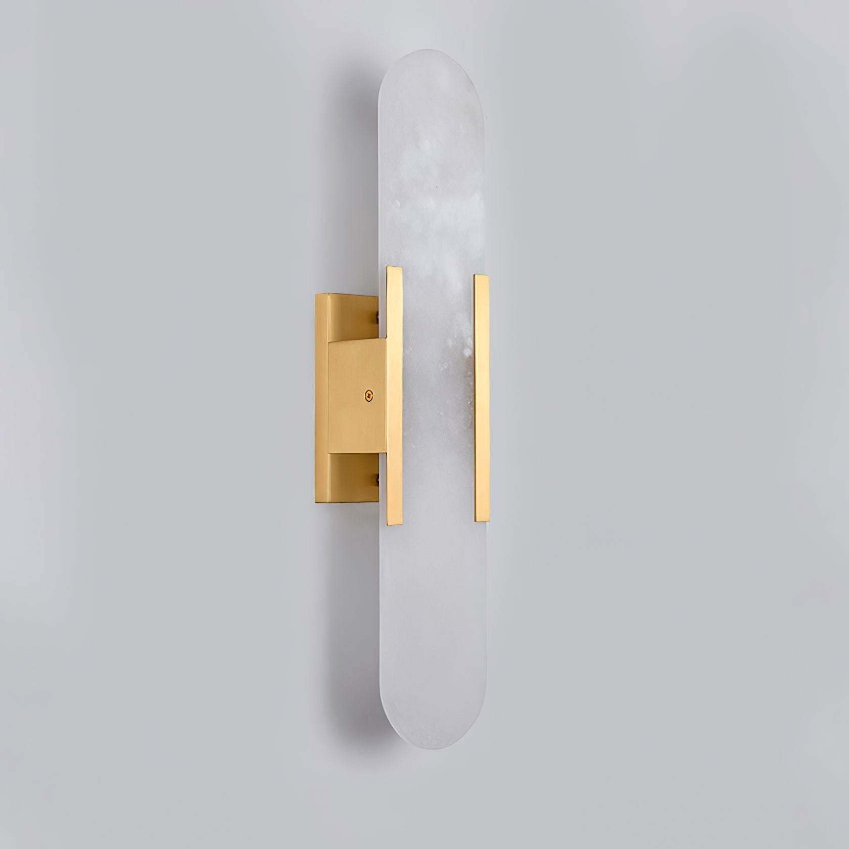 Wall Light Alabaster Brass - EMPYRN | Elegant Lighting