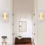 Wall Light Alabaster Brass - EMPYRN | Elegant Lighting