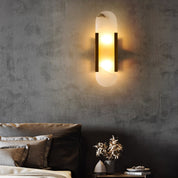 Wall Light Alabaster Brass - EMPYRN | Elegant Lighting