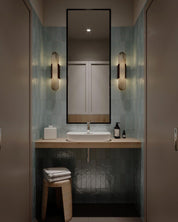 Wall Light Alabaster Brass - EMPYRN | Elegant Lighting