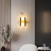 Wall Light Alabaster Brass - EMPYRN | Elegant Lighting