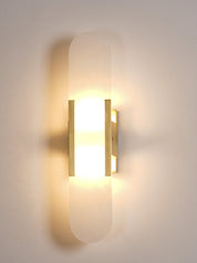 Wall Light Alabaster Brass - EMPYRN | Elegant Lighting